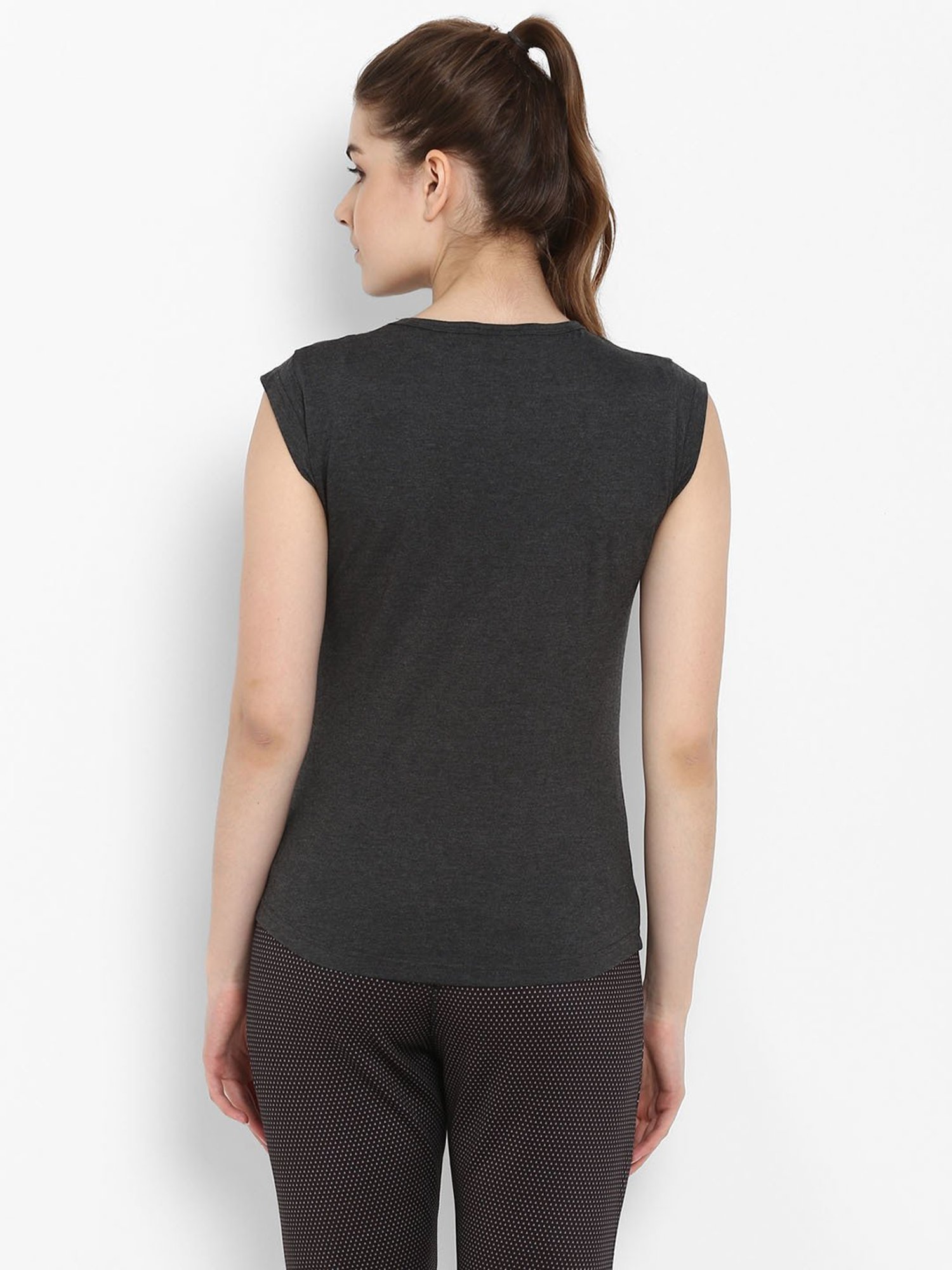 Appulse Grey Cotton Others T-Shirt