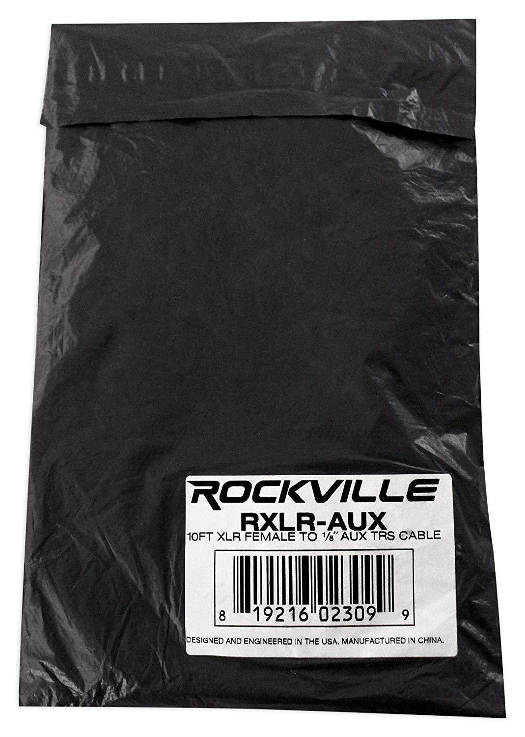 Rockville RXLR-AUX Cable to Turn Any XLR Microphone into a Mic for PC Computers