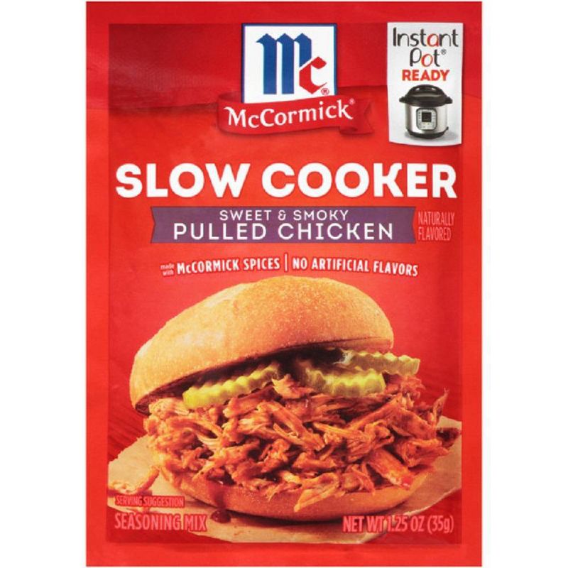 McCormick Slow Cookers Sweet & Smoky Pulled Chicken - 1.25oz