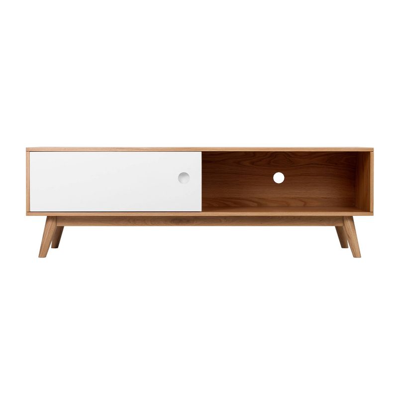 Abacus Storage Console Oak/White - Universal Expert