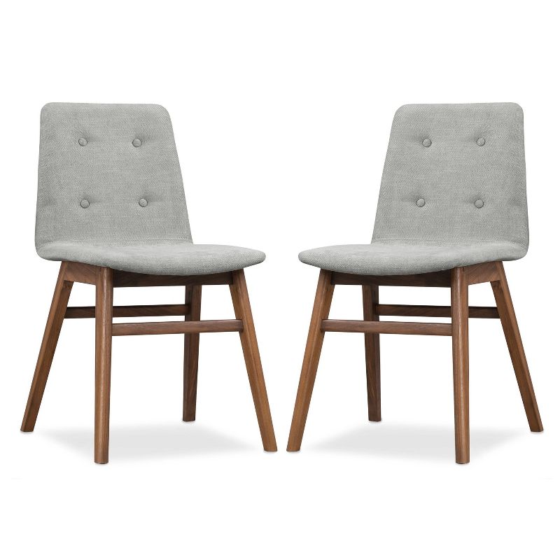 Set of 2 Meghan Chair Gray - Poly & Bark