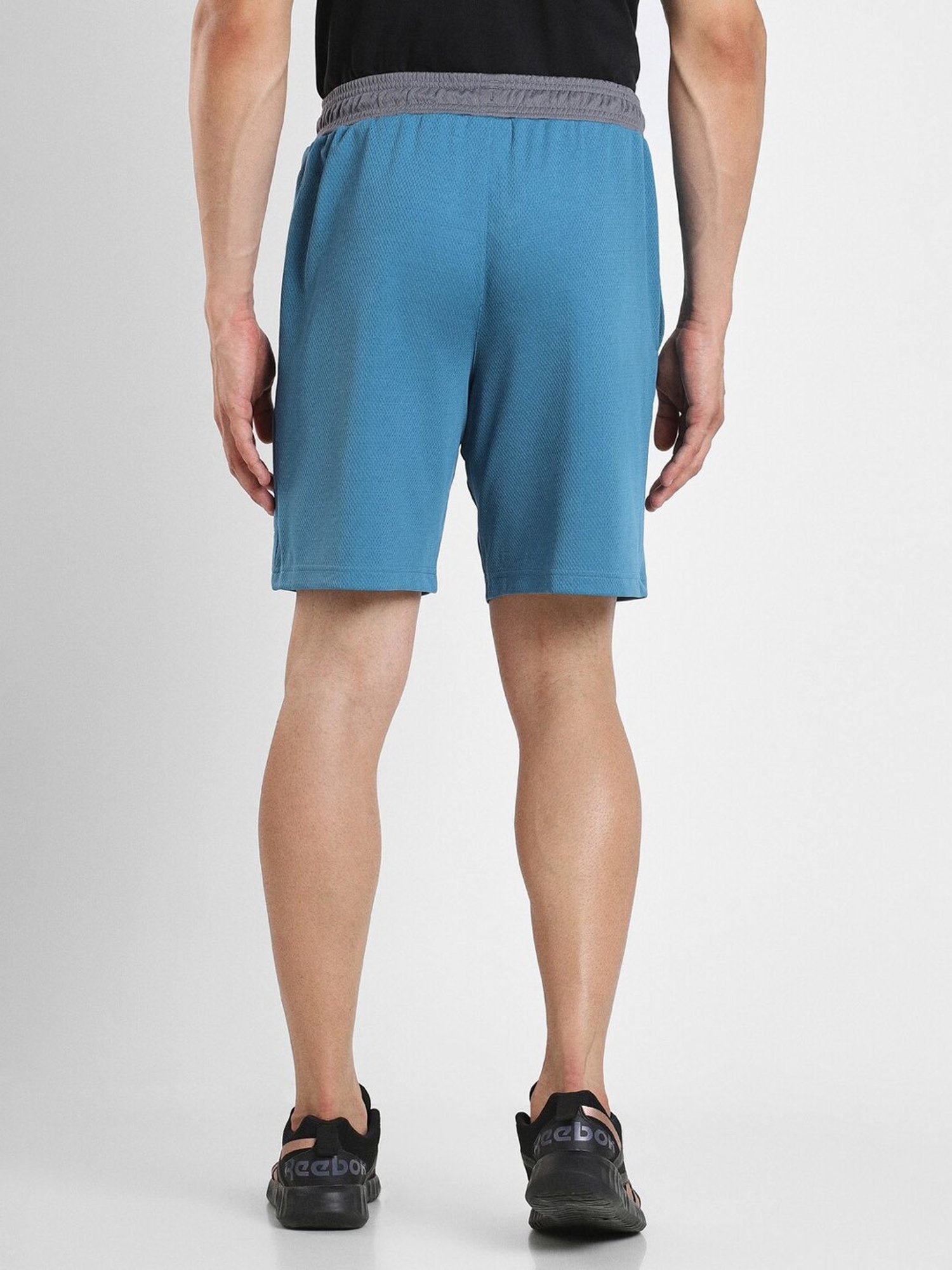 Reebok Blue Regular Fit Sports Shorts