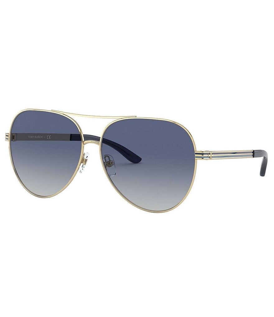 Tory Burch Women's Aviator 59mm Sunglasses