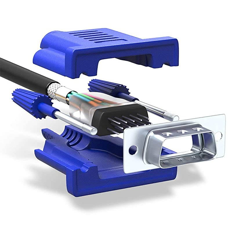 VGA to VGA Monitor Cable HD15 Male to Male for TV Computer Projector 15 Feet