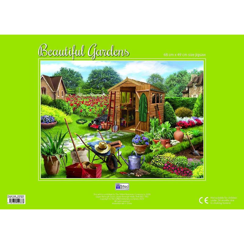 The Gifted Stationary 1000 Pieces Beautiful Gardens Puzzles for Adults, Family Fun Puzzle