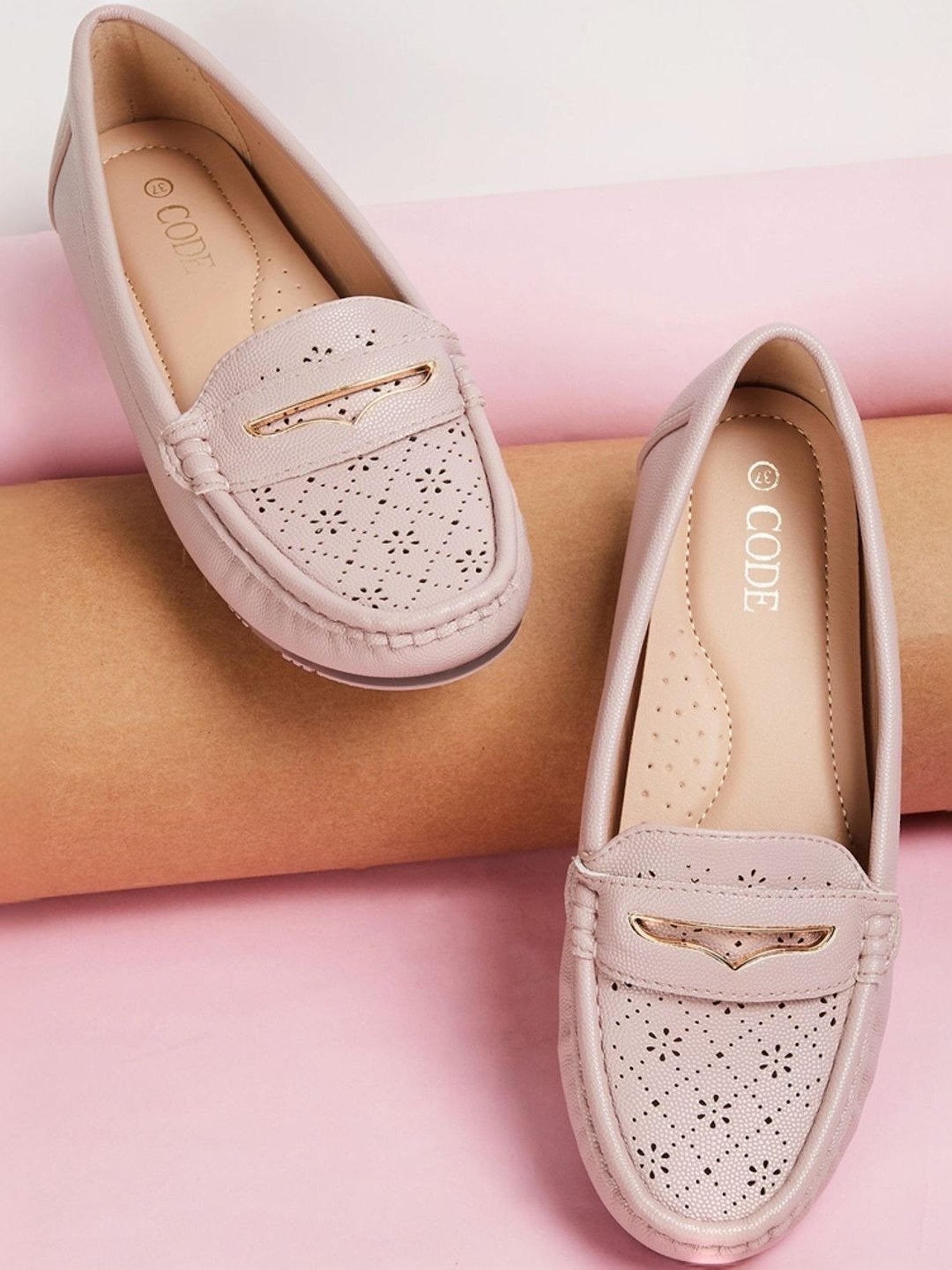 Code by Lifestyle Women's Purple Casual Loafers