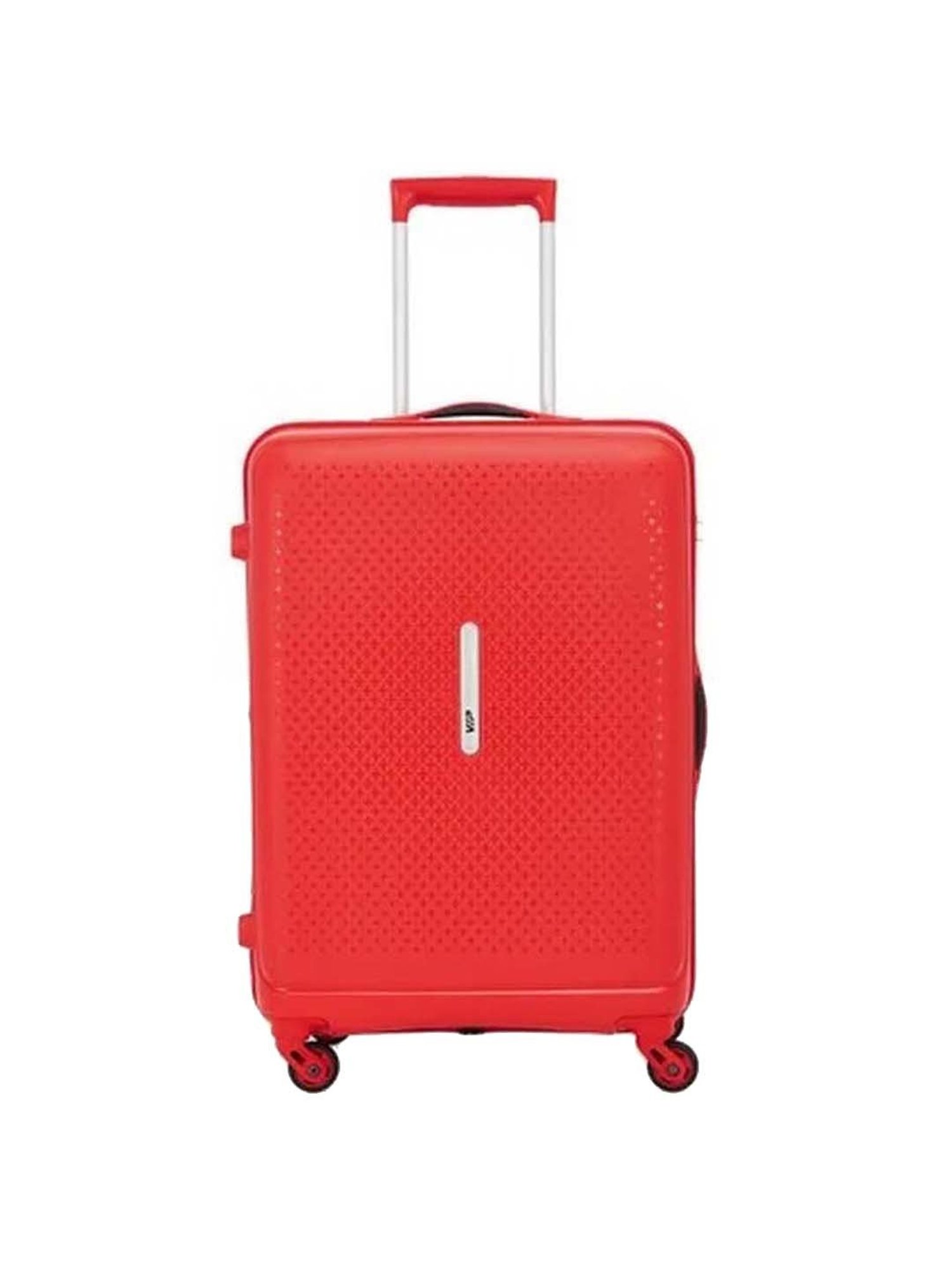 VIP Stargaze Red Printed Hard Medium Trolley Bag - 46 cm