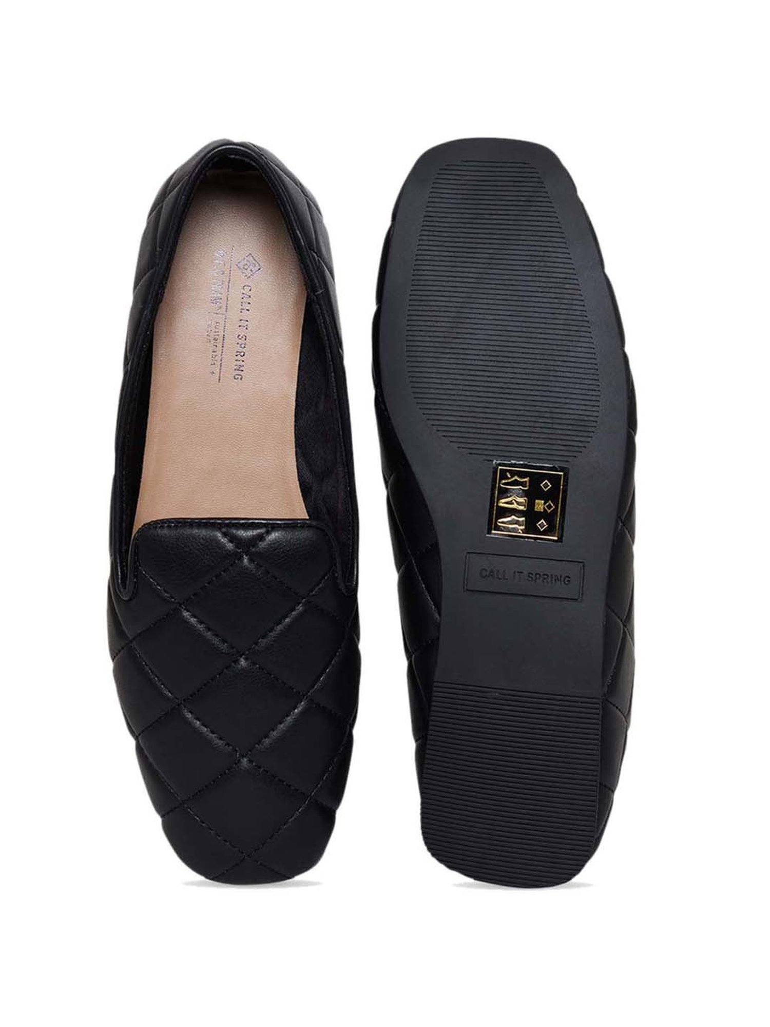 Call It Spring Women's Black Casual Slip-Ons