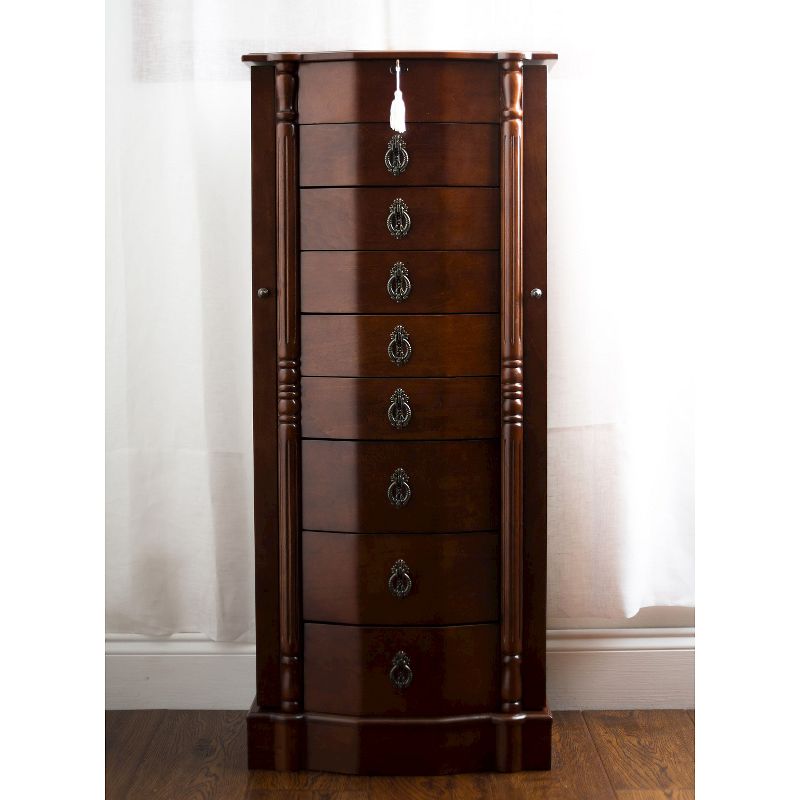 Robyn Jewelry Armoire Brown - Hives & Honey