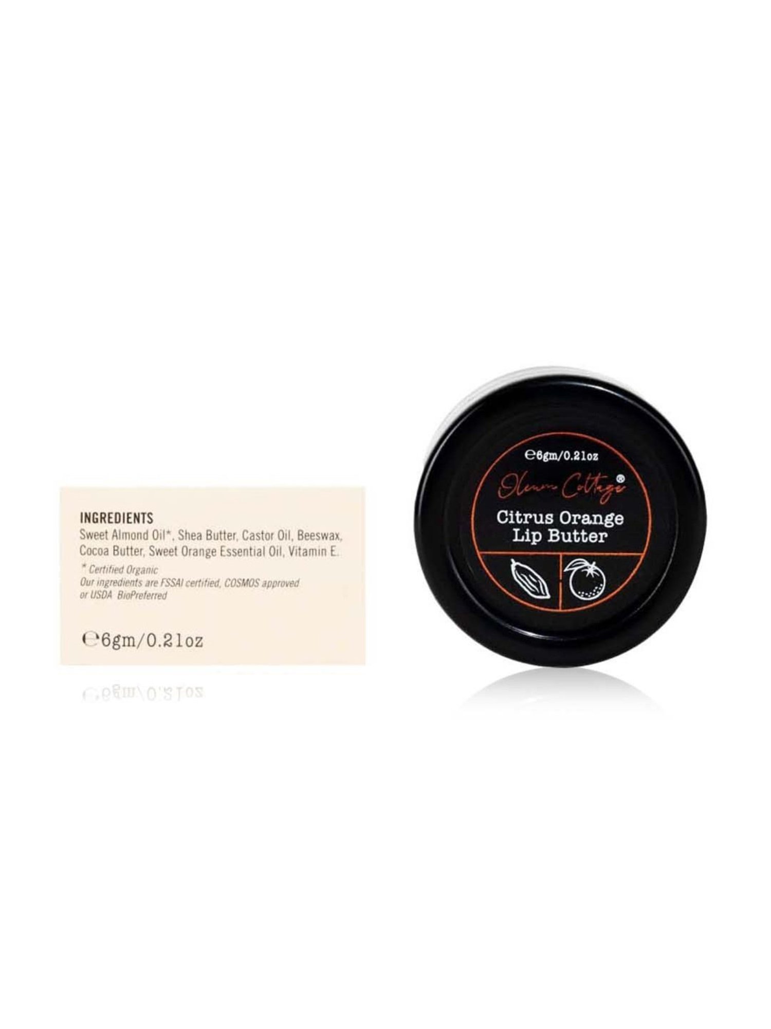 Oleum Cottage Citrus Orange Lip Butter - 6 gm