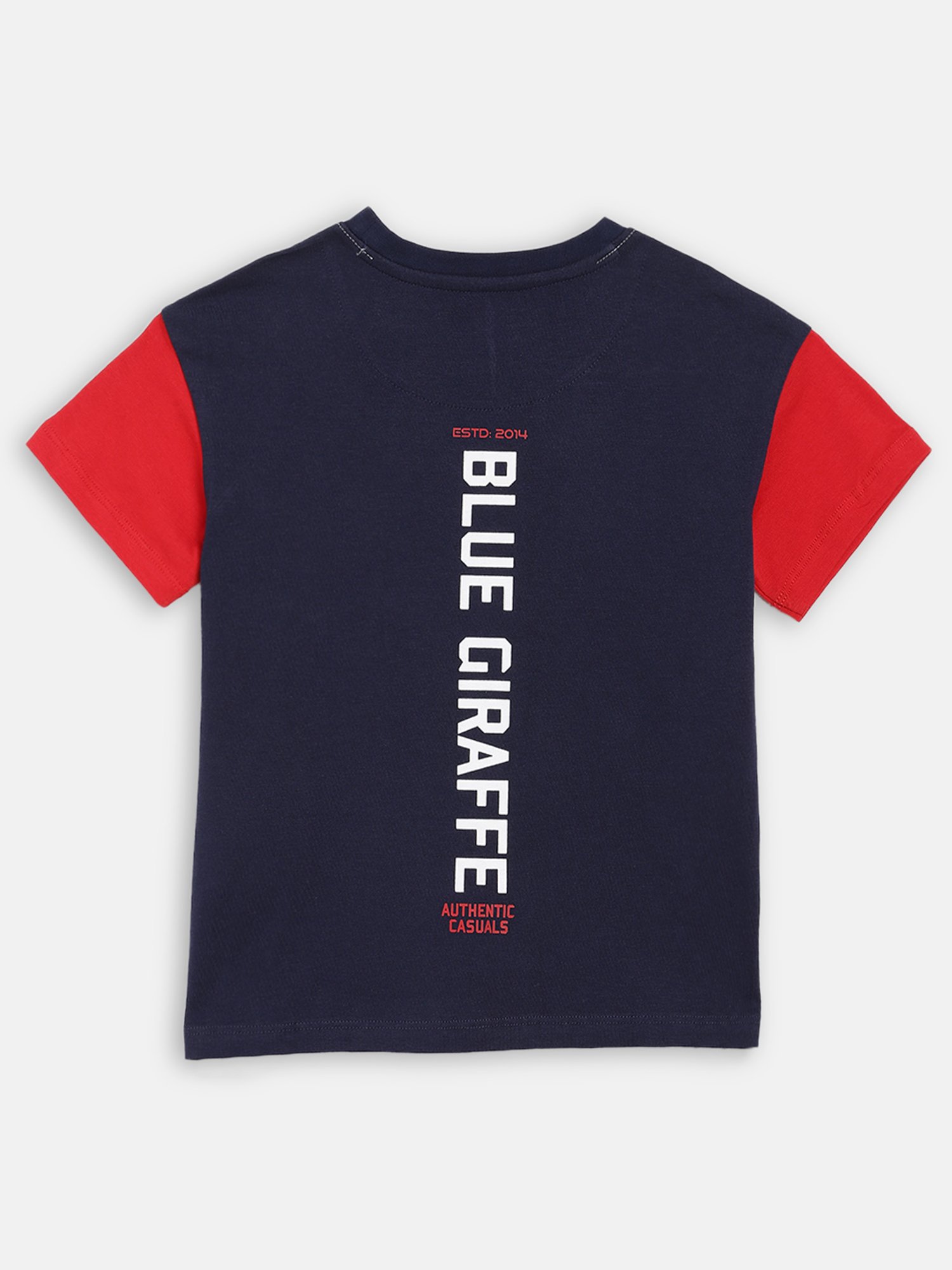 Blue Giraffe Kids Multicolor T-Shirt