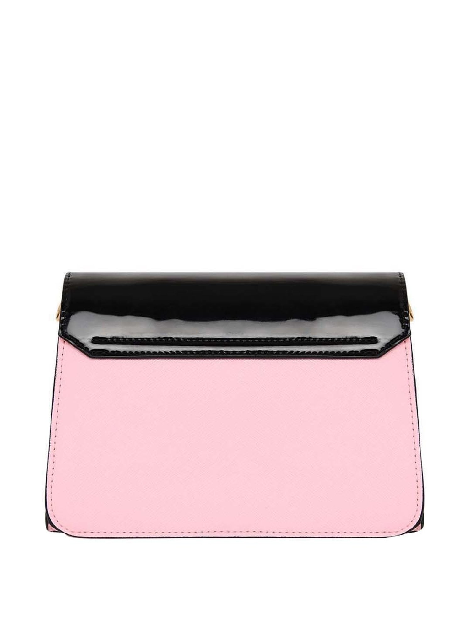KLEIO Pink Color Block Medium Sling Handbag
