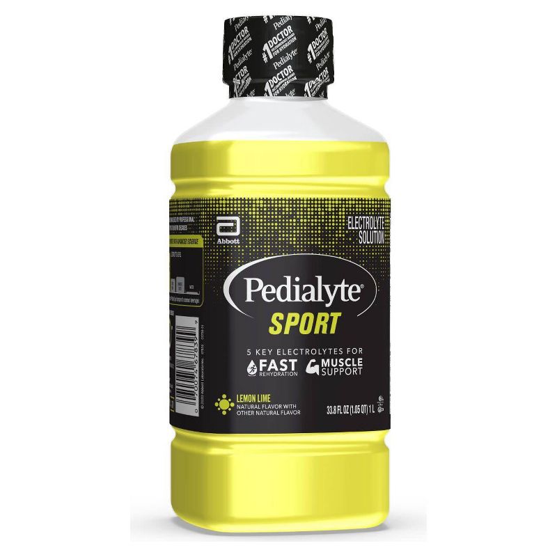 Pedialyte Sport Electrolyte Solution - Lemon Lime - 33.8 fl oz