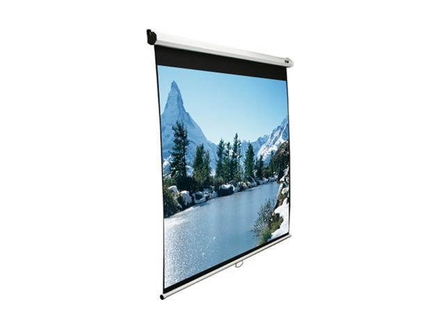 Elitescreens Manual Ceiling/Wall Mount Manual Pull Down Projection Screen (71" 1:1 AR) (MaxWhite) M71XWS1