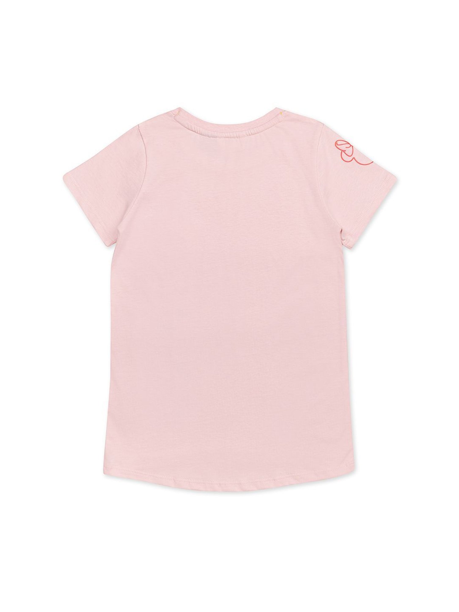 H by Hamleys Kids Peach Printed T-Shirt