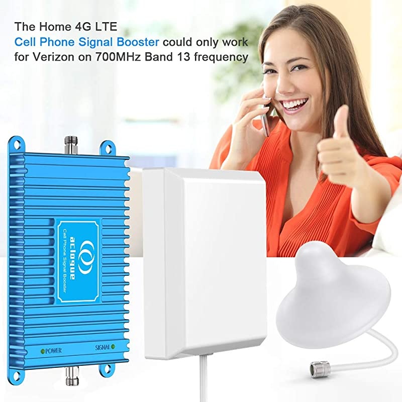 LTE ATT TMobile 65dB 700MHz Cell Phone Signal Booster for Home and Office Band 1217 FDD LTE Mobile Phone Signal Amplifier Including 45 Feet RG58 Cable Repeater Full Kit