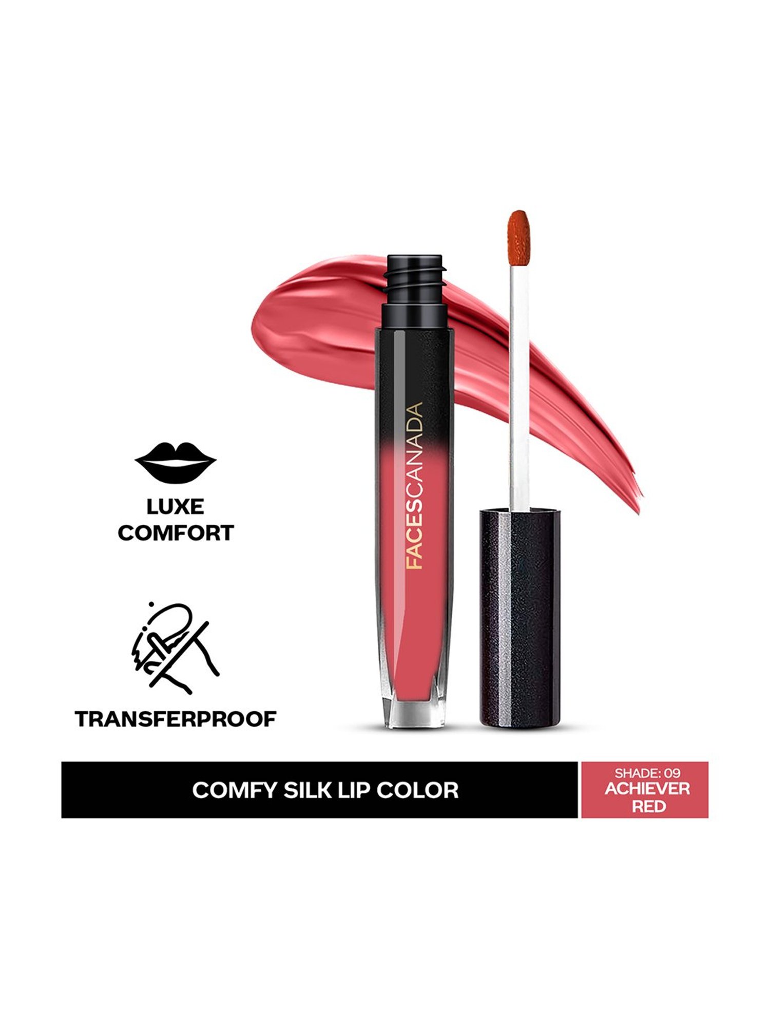 FACES CANADA Comfy Silk Lip Color Achiever Red 09 - 3 ml