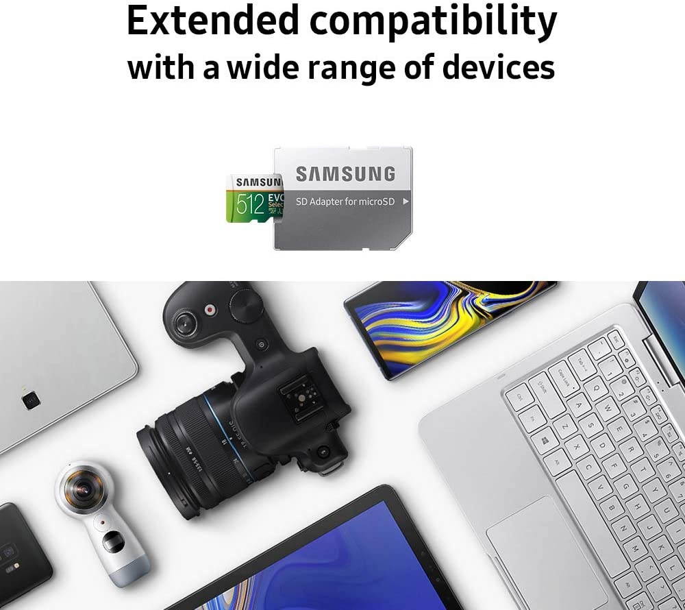 Samsung (MB-ME32GA/AM) 32GB 95MB/s (U1) microSDHC EVO Select Memory Card with Full-Size Adapter