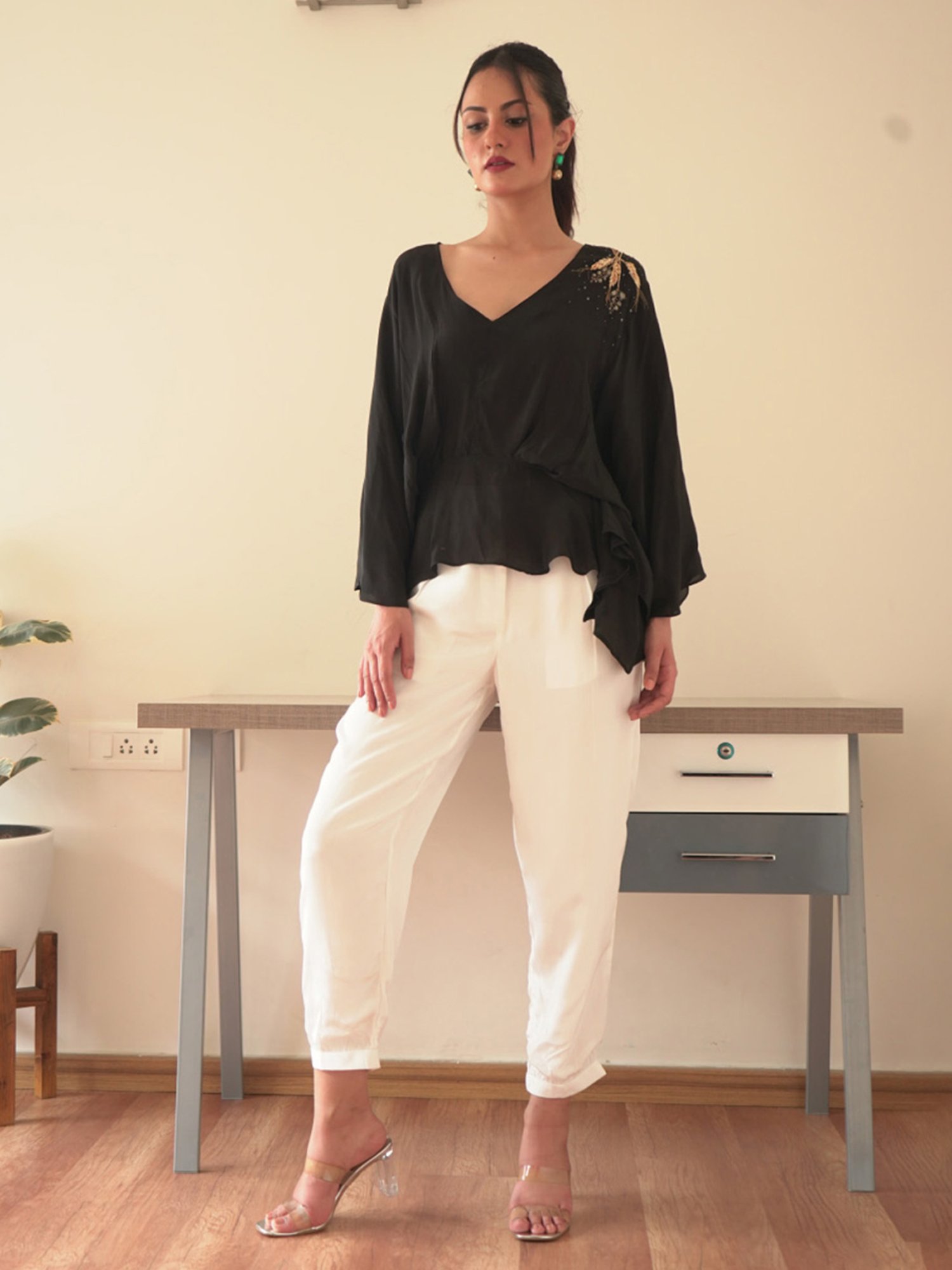 Seesa White Capsule Jackie Straight-Cut Trousers