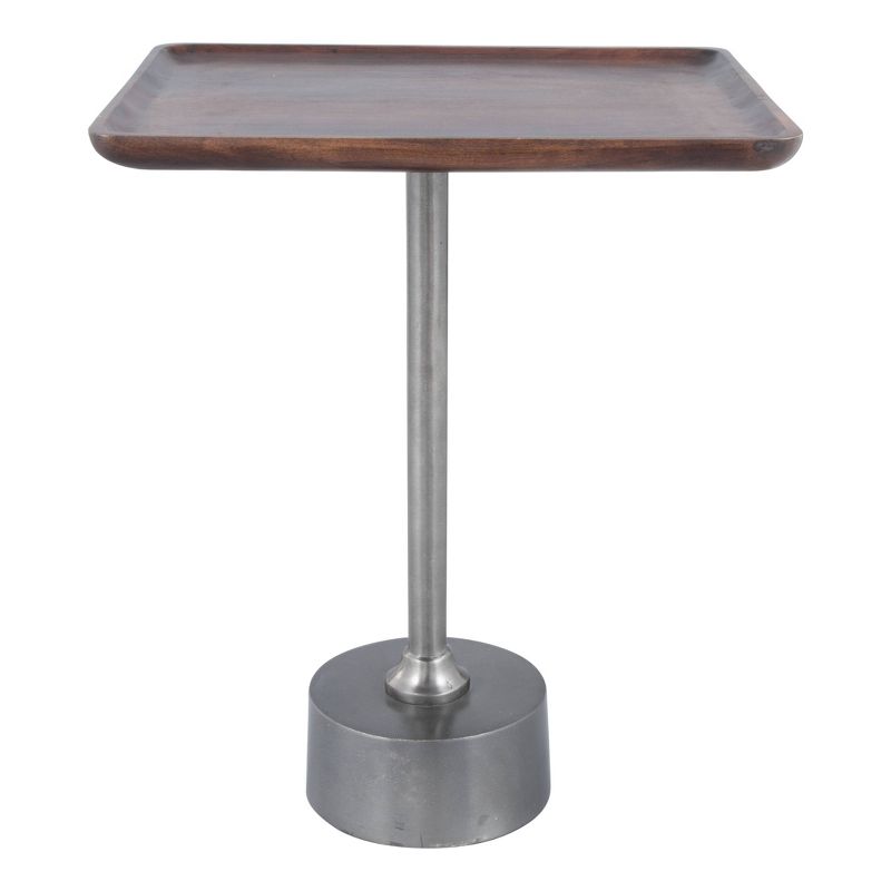 Boa Narrow Chairside Table - Chocolate Cherry - Leick Home