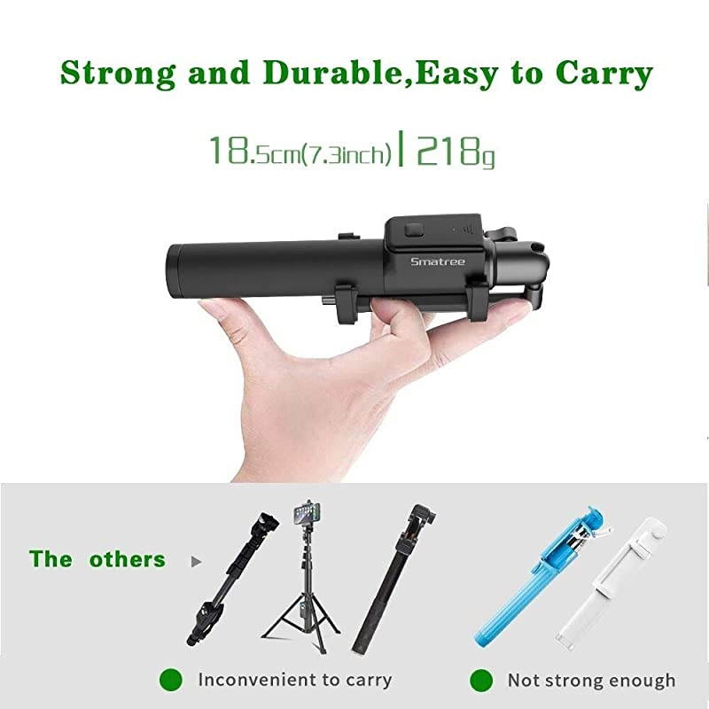 Extendable Bluetooth Selfie Stick Compatible for iPhone 1212 Pro1111 Pro11 Pro MaxXs MAXXRXSX88P77P6s6 Galaxy S9S8S7 Huawei Smart Phones