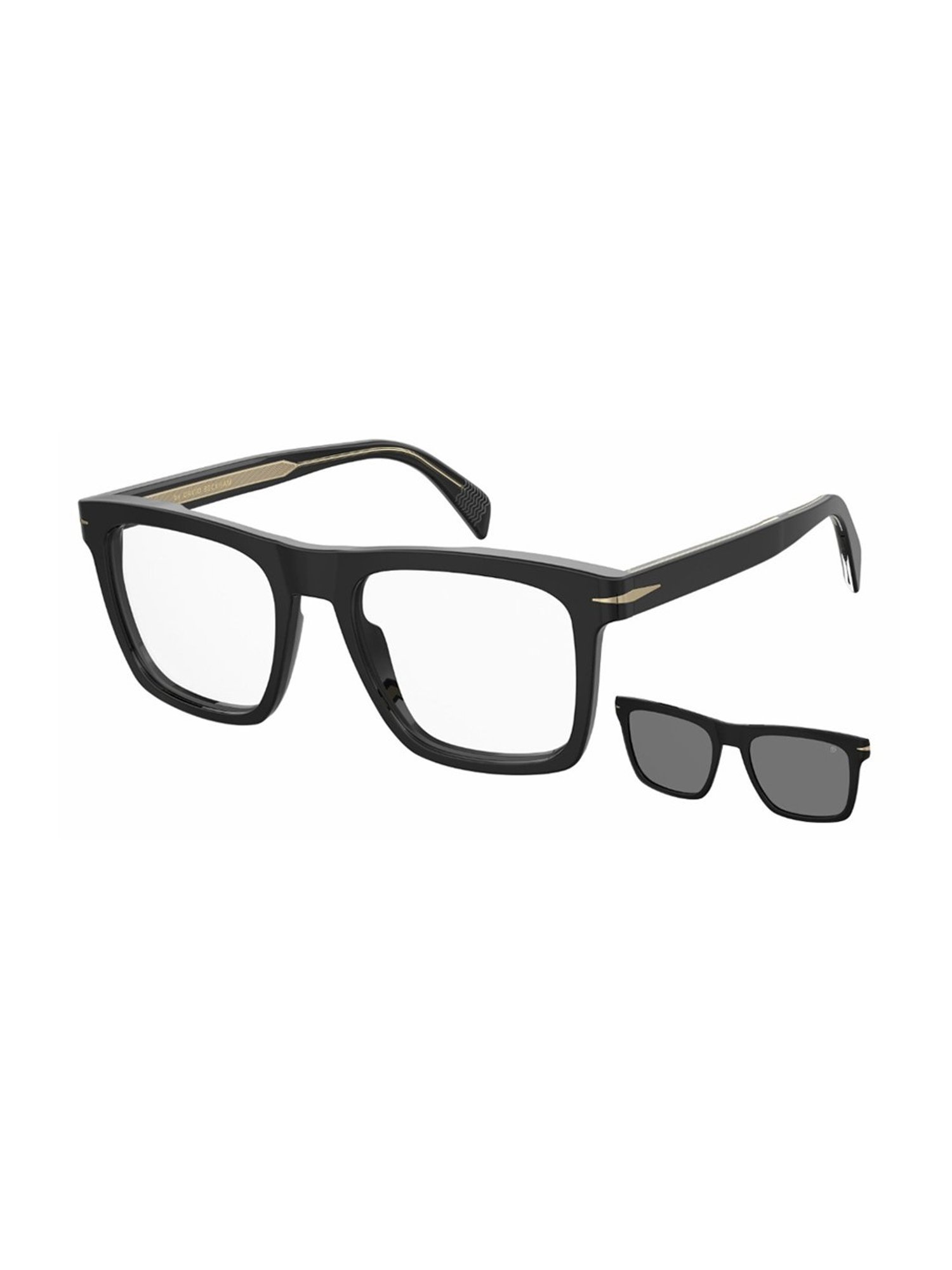 DAVID BECKHAM Grey Rectangular Sunglasess For Men
