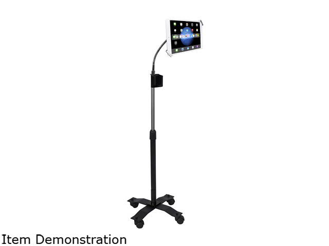 CTA Digital Compact Security Gooseneck Floor Stand for 7-13" Tablets (PAD-SCGS)