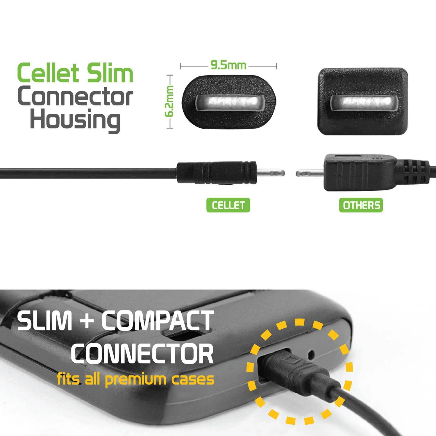 Cellet MicroUSB Travel Charger (2400MAH) - Black