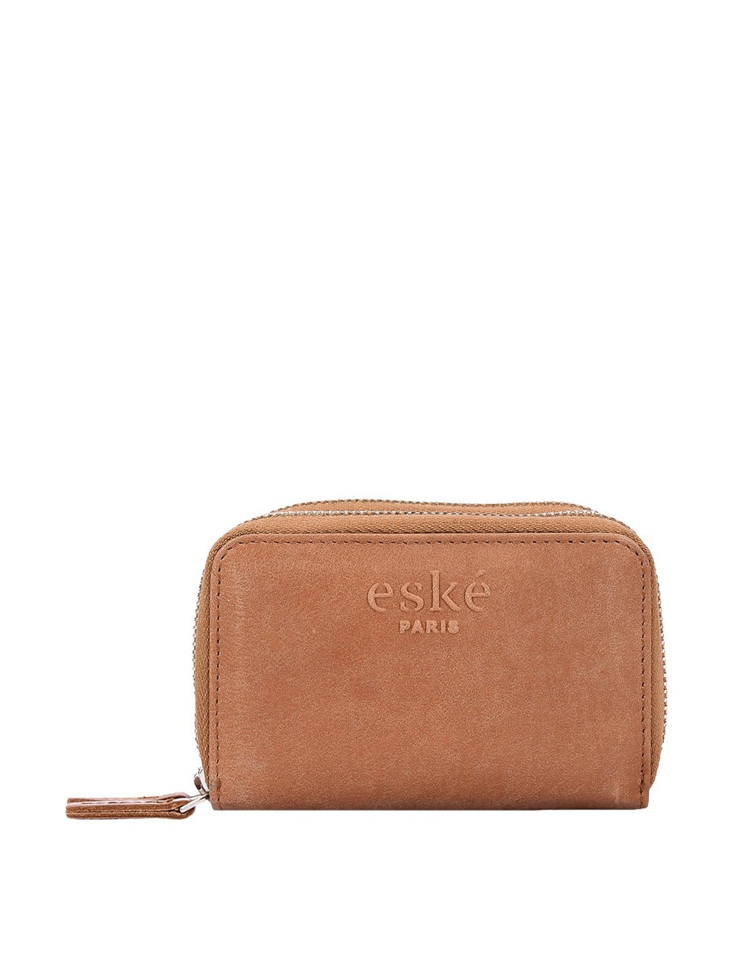 Eske Brown Leather Wallet for Women