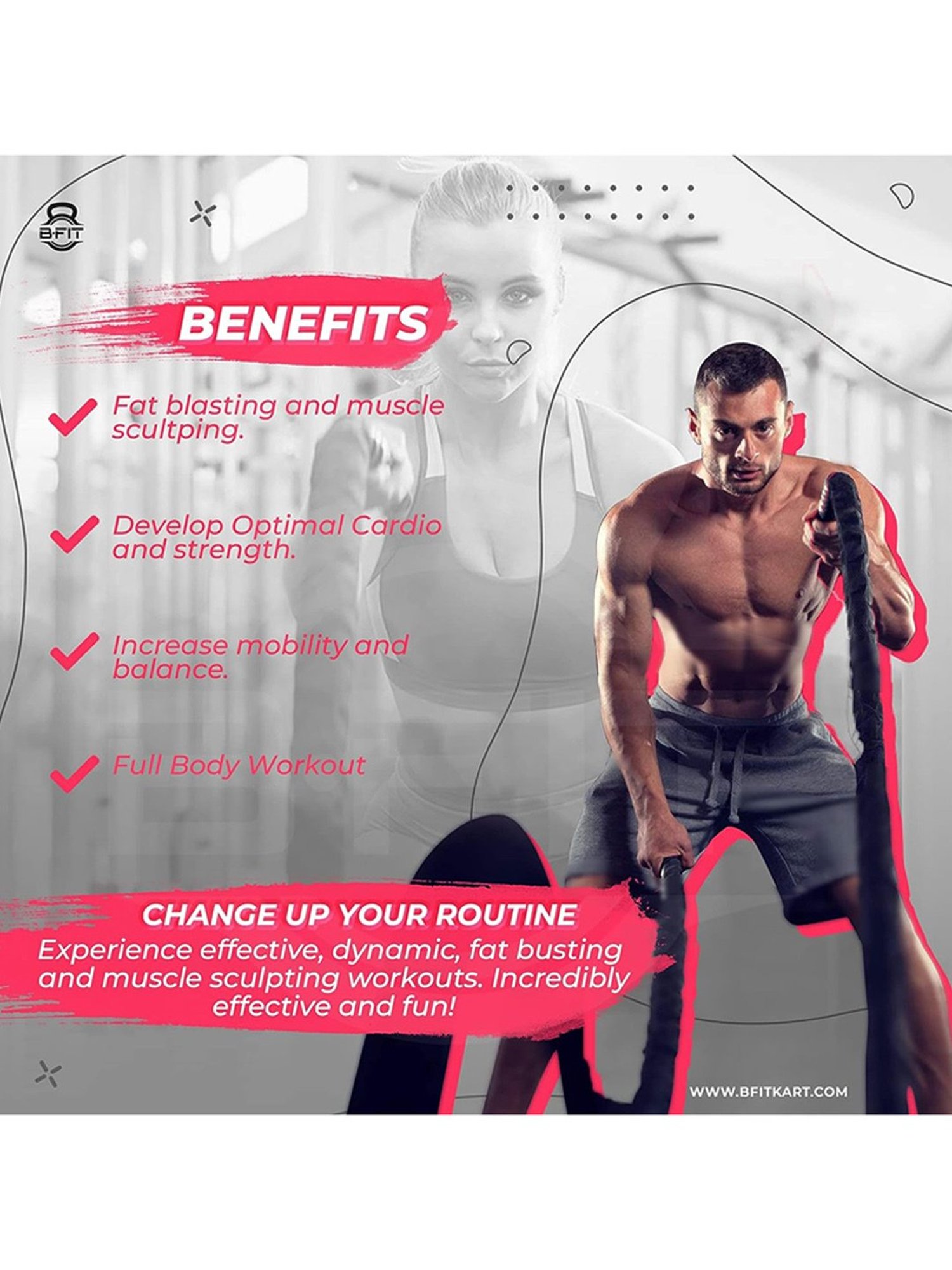 NODENS Blue Anti-Burst Gym Ball (95 cm)