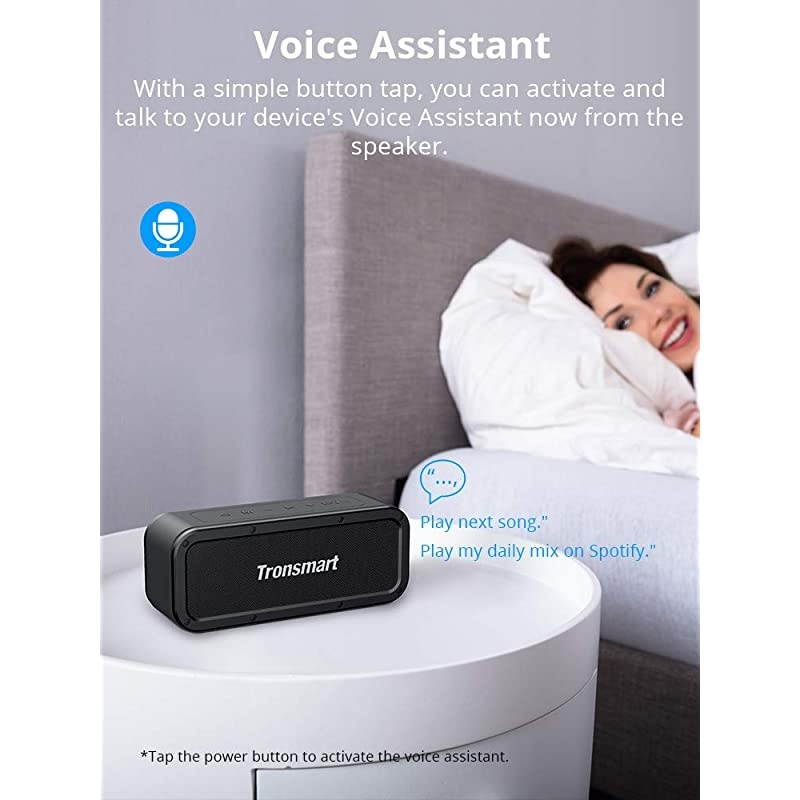 Portable Bluetooth Speakers  Force 40W IPX7 Waterproof Bluetooth 50 Wireless Speakers with TriBass Effects TWS 15Hour Playtime DualDriver with Builtin Mic NFC