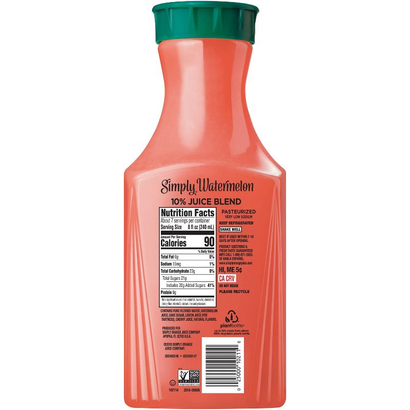 Simply Watermelon Juice Drink - 52 fl oz