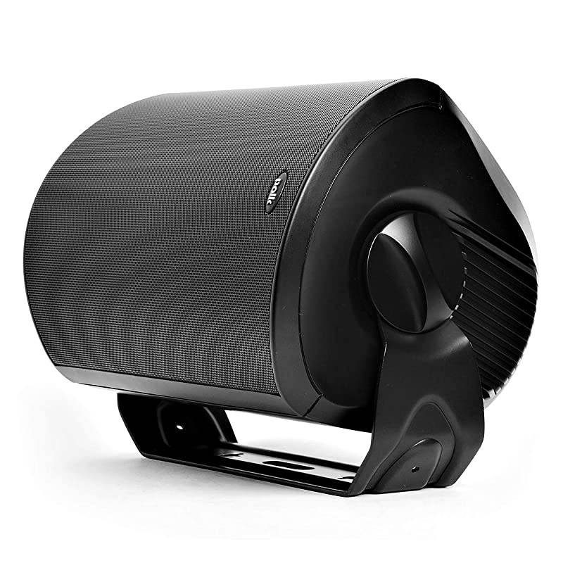 Atrium 8 SDI Flagship Outdoor All-Weather Speaker (Black) - Use as Single Unit or Stereo Pair | Powerful Bass & Broad Sound Coverage