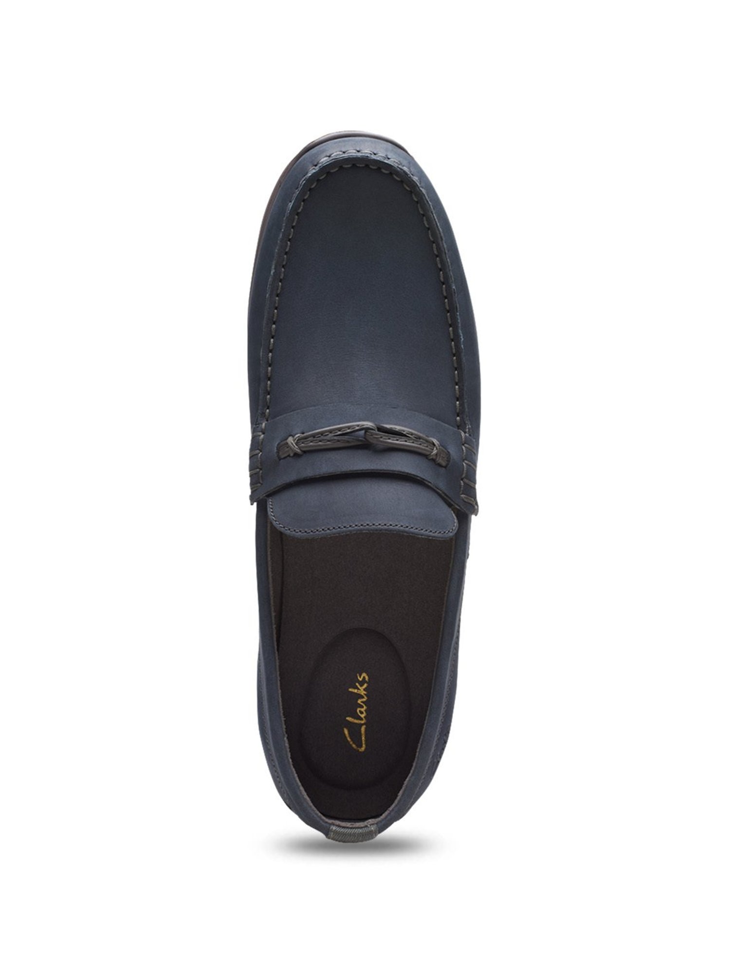 Clarks Men's Karlock Navy Loafers
