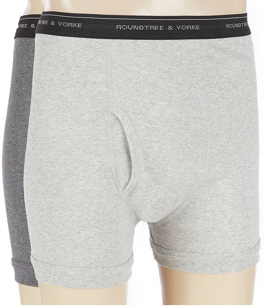 Roundtree & Yorke Big & Tall 2-Pack Assorted Boxer Briefs