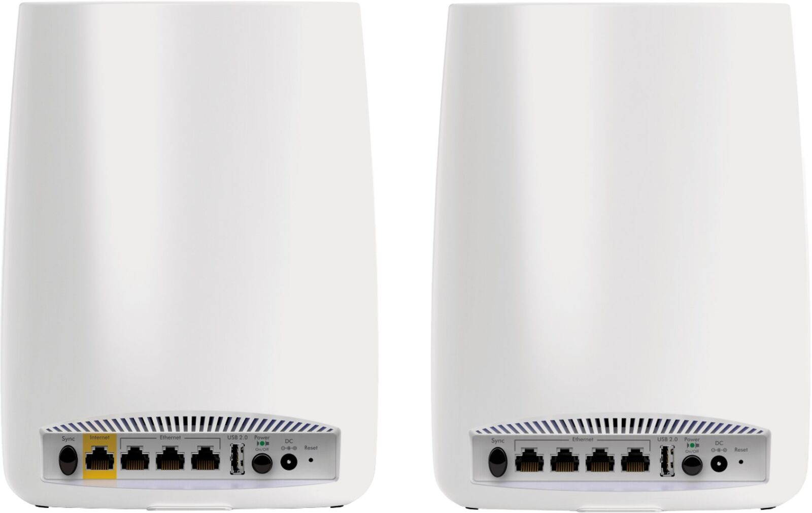 NETGEAR - Orbi AC3000 Tri-Band Mesh Wi-Fi System (2-pack) - White