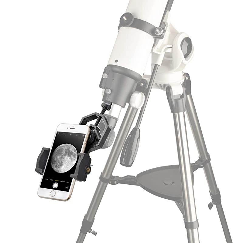 Telescope Adapter Camera Mount, Smartphone Mount, Work with Telescope Spotting Scope Microscope Monocular Binocular - Fits iPhone, Samsung, HTC, LG and Smartphone (Camera Adapter-C1)