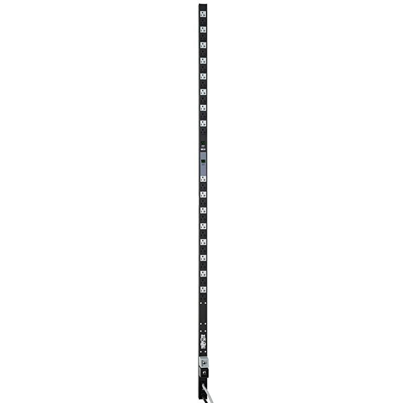Metered PDU, 20A Dual Circuit, 32 Outlets (5-15/20R), 120V, L5-20P/5-20P, 10 ft. Cord, 0U Vertical Rack-Mount Power (PDUMV40)