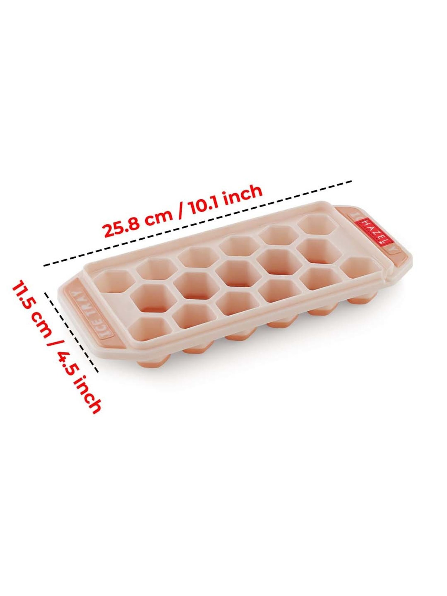 HAZEL Carrot Silicone Reusable Ice Cube Tray For Freezer