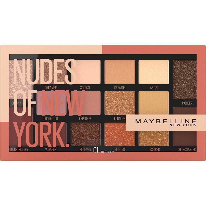 Maybelline Nudes of New York Eyeshadow Palette - 0.634oz