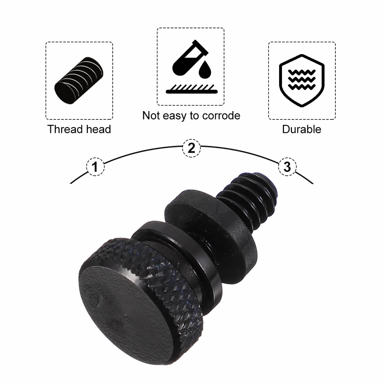 1Pc Durable Professional Fixed Accessory Motorcycle Seat Bolt Motorbike Seat Screw