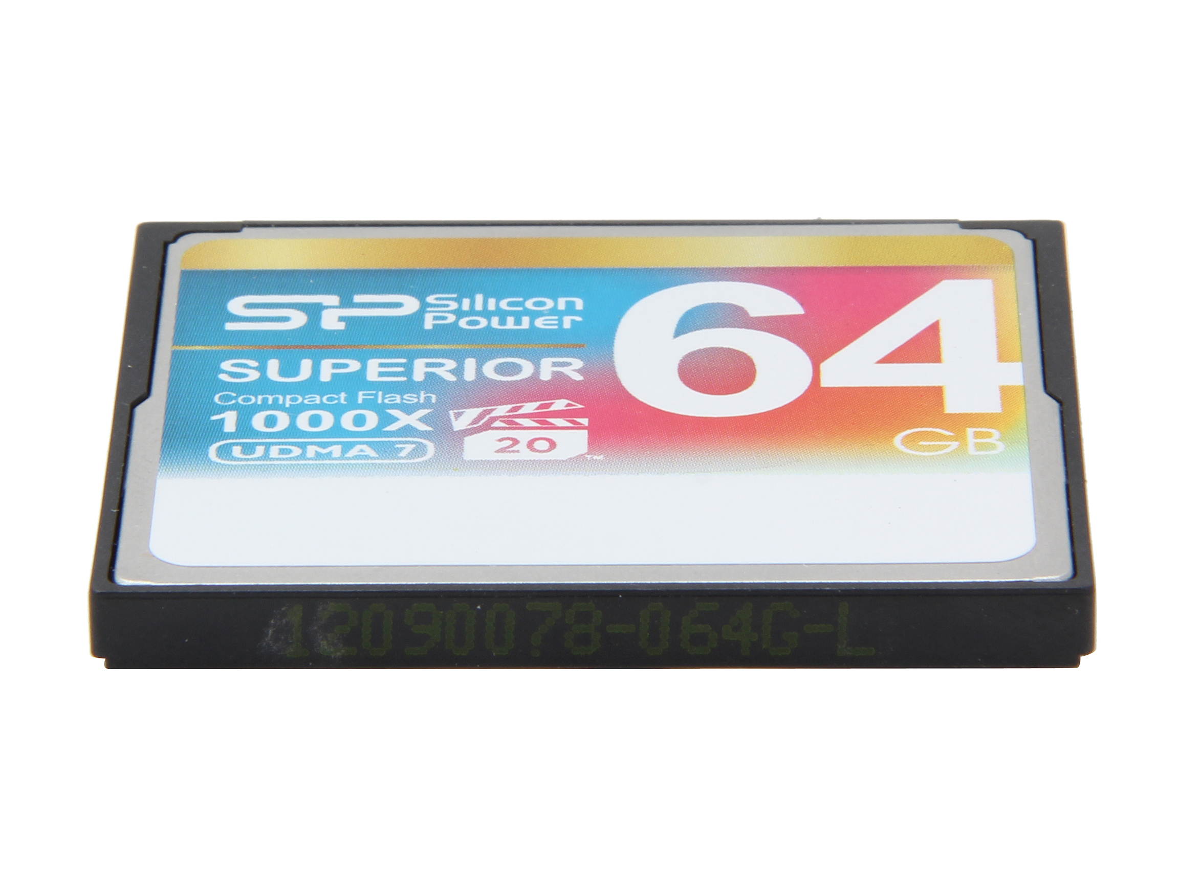 Silicon Power Superior 64GB Compact Flash (CF) Flash Card Model SP064GBCFC1K0V10