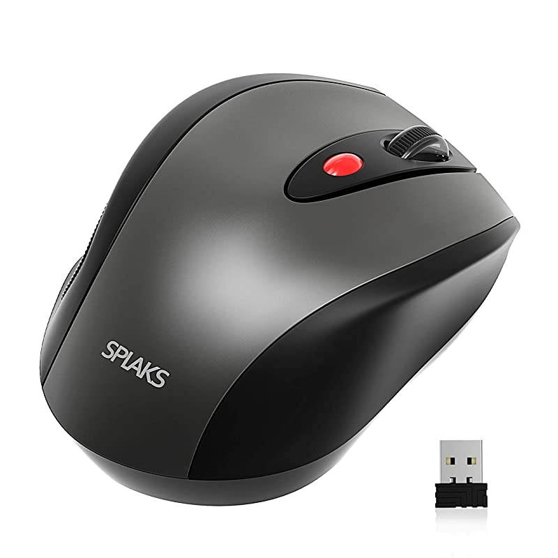 Wireless Mouse 24Ghz Wireless Optical Mouse with Nano USB Receiver4 Buttons 3 Adjustable DPI Level 100015002000 MS0808 Blue