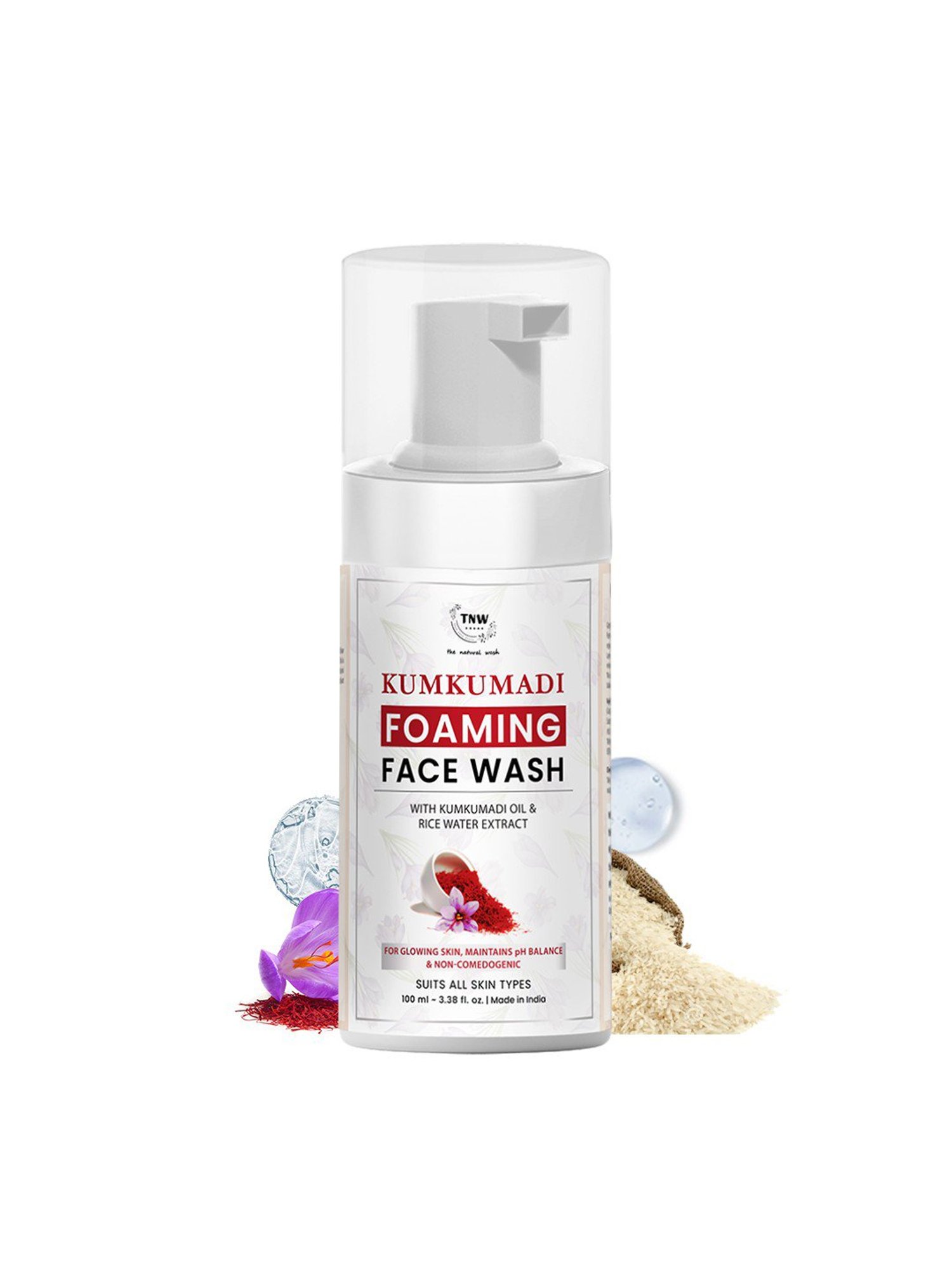 TNW-The Natural Wash Kumkumadi Foaming Face Wash - 100 ml