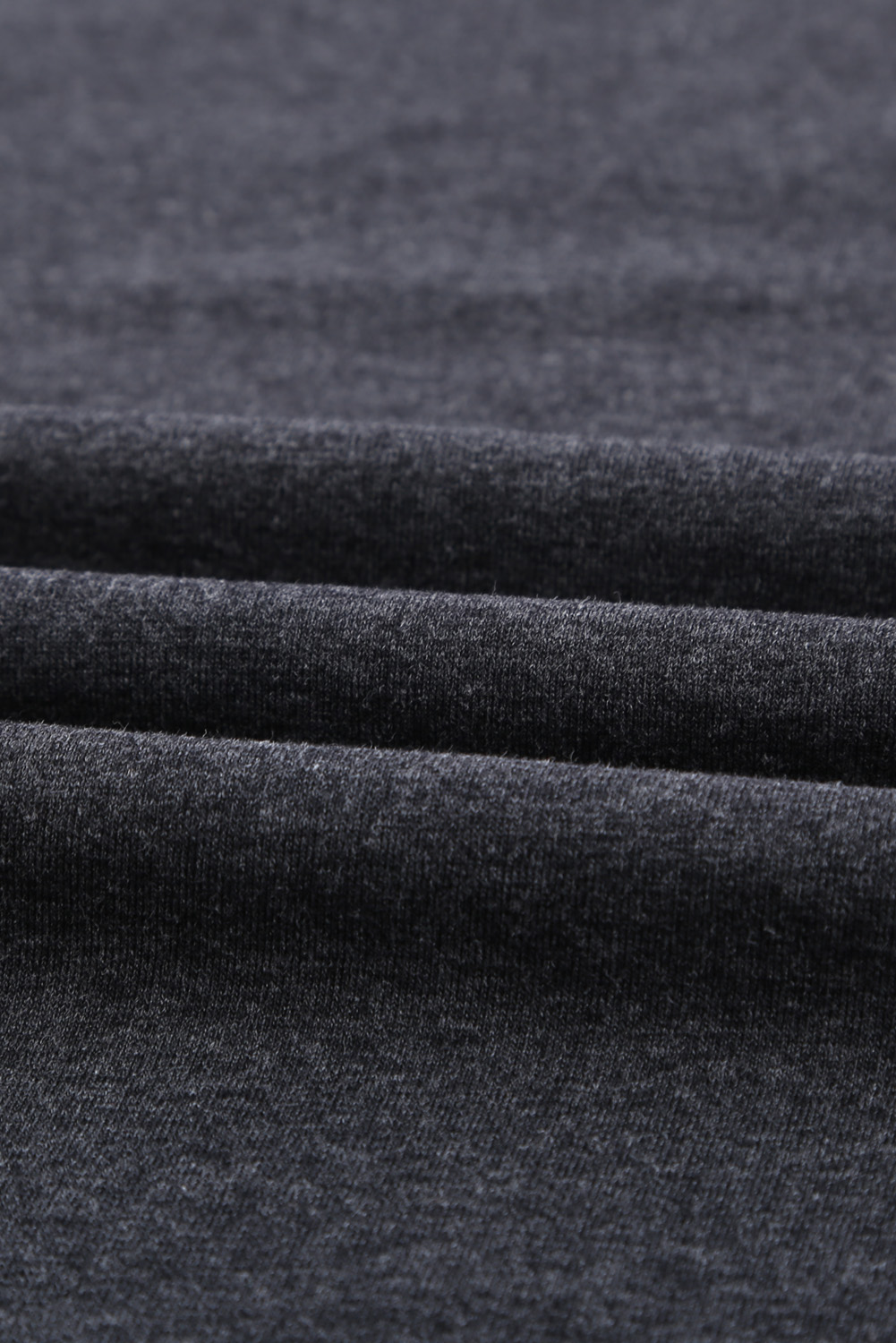 Blank T Shirt - Gray Cotton Blend Round Neck Tee Customized