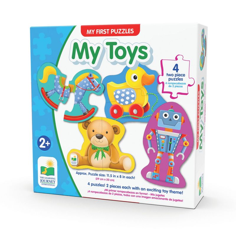 The Learning Journey My First Shaped Puzzle My Toys 4 two piece puzzles