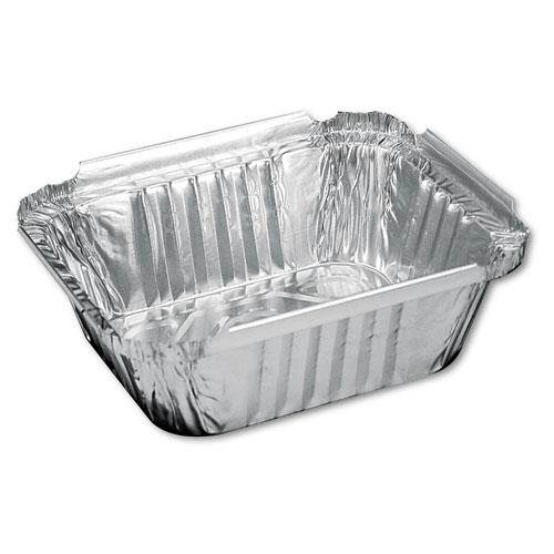 Handi-foil 205930 Aluminum Oblong Container, 1 Pound, 5-9/16 x 4-9/16 x 1-5/8, 1000/Case, 1 Case