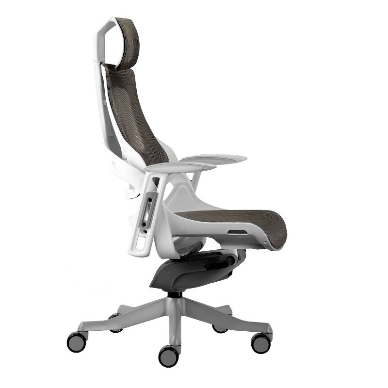 Lux Ergonomic Executive Chair Gray - Techni Mobili