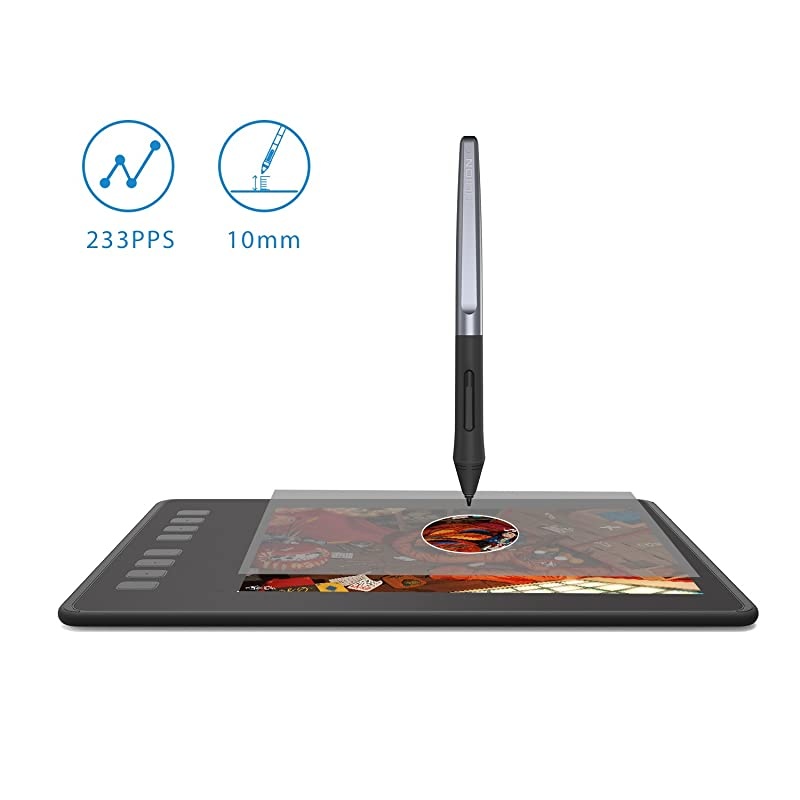 BatteryFree Digital Stylus Pen PW100 8192 Level Pressure Sensitivity for Graphics Drawing Tablet H640PH950PH1060PH1161HS64HS64 ChipsHS610H320MH610 Pro V2