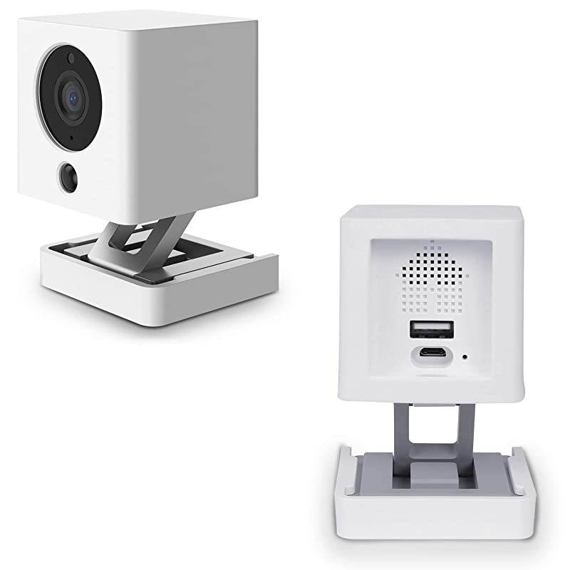 Silicone Skin for Wyze Cam Wyze Cam V2 - Come with Quick Wall Mount Bracket - Anti-Scratch Protective Cover - Extra Protect Wyze Camera (3 Pack, Black)